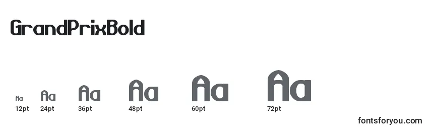 GrandPrixBold Font Sizes