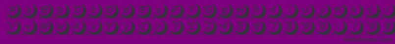 MoonFont Font – Black Fonts on Purple Background