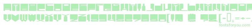 VanishingBoy Font – Green Fonts on White Background