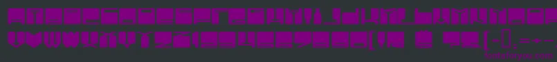 VanishingBoy Font – Purple Fonts on Black Background