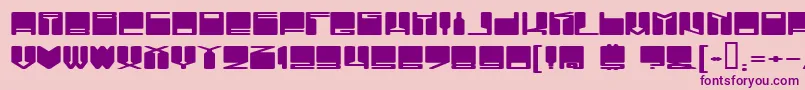 VanishingBoy Font – Purple Fonts on Pink Background