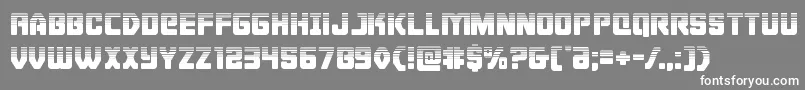 Cyborgroosterhalf Font – White Fonts on Gray Background