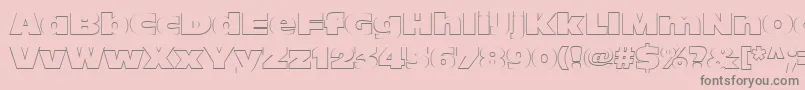 fuente Antiqueolinoroutpreg – Fuentes Grises Sobre Fondo Rosa