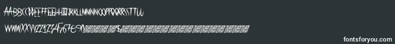 Redpanda Font – White Fonts on Black Background