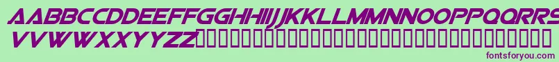 Vipessi ffy Font – Purple Fonts on Green Background