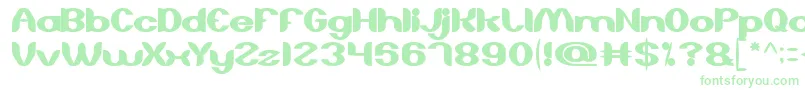 AboutYou Font – Green Fonts on White Background