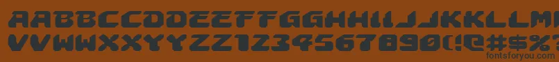 Astropolise Font – Black Fonts on Brown Background