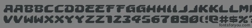 Astropolise Font – Black Fonts on Gray Background