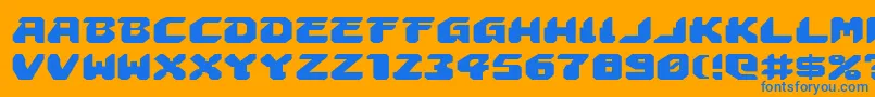 fuente Astropolise – Fuentes Azules Sobre Fondo Naranja
