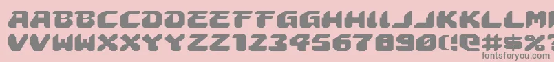 Astropolise Font – Gray Fonts on Pink Background
