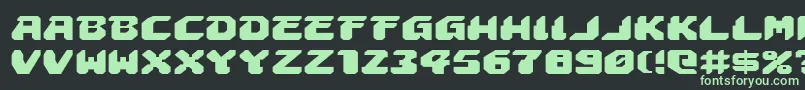 Astropolise Font – Green Fonts on Black Background
