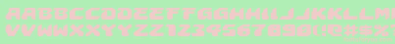Astropolise Font – Pink Fonts on Green Background
