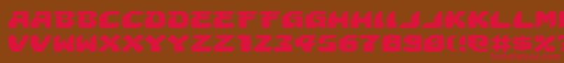 Astropolise Font – Red Fonts on Brown Background