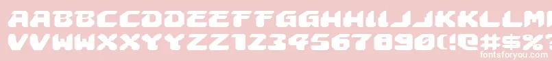 Astropolise Font – White Fonts on Pink Background