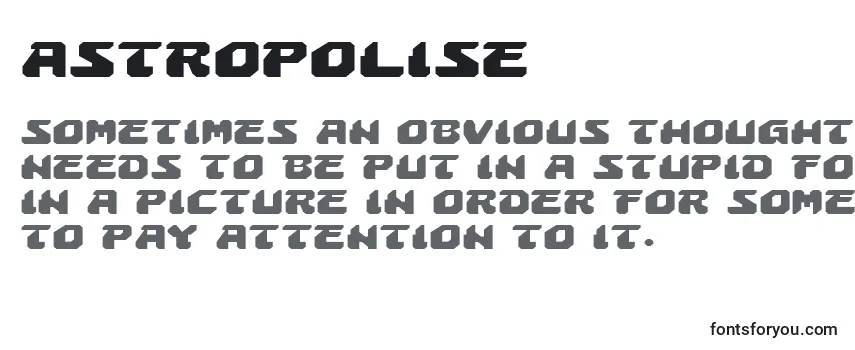 Revue de la police Astropolise