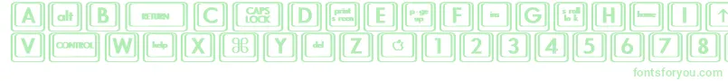 KeyboardKeysbtBold Font – Green Fonts