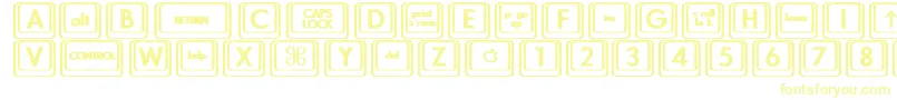 KeyboardKeysbtBold Font – Yellow Fonts