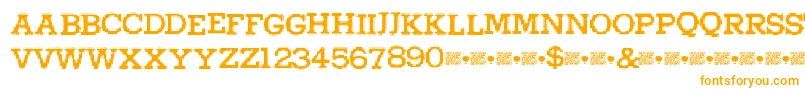 Шрифт Higherpixels – оранжевые шрифты