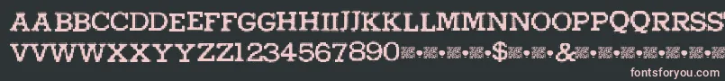 Higherpixels Font – Pink Fonts on Black Background