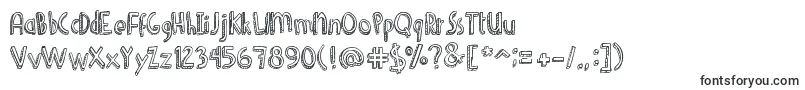 DenneShuffleEuroHollow Font – Fonts for Corel Draw
