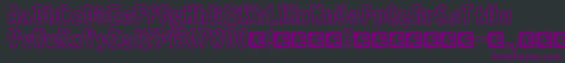 8BitLimitRoBrk Font – Purple Fonts on Black Background