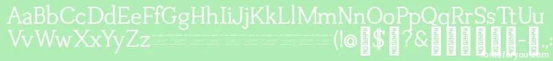 TuganoDemo Font – White Fonts on Green Background