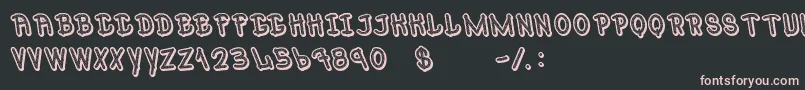 More about Mr.PoppeyBlod Font Mr.PoppeyBlod Font – Pink Fonts on Black Background