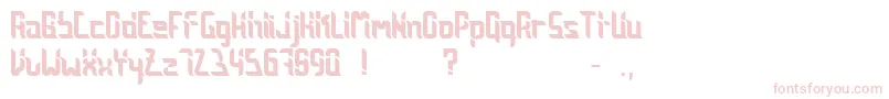 JentByPzeros Font – Pink Fonts on White Background