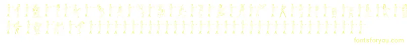 Czcionka 26woman – żółte czcionki