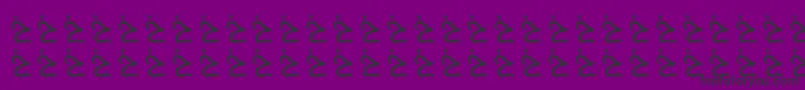 AlmusamFree Font – Black Fonts on Purple Background