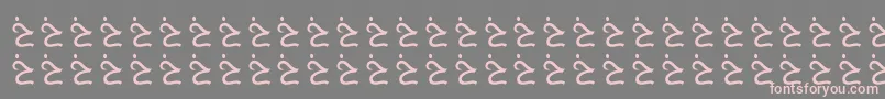AlmusamFree Font – Pink Fonts on Gray Background