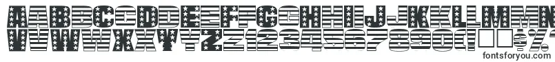 StarsandstripesPlainRegular Font – Flag Fonts