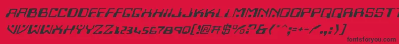 Homev2ei Font – Black Fonts on Red Background