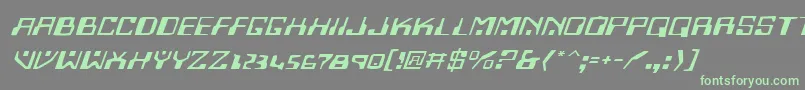 Homev2ei Font – Green Fonts on Gray Background