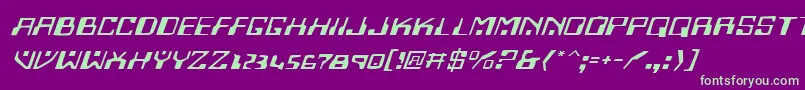 Homev2ei Font – Green Fonts on Purple Background