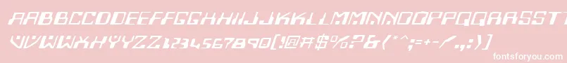 Homev2ei Font – White Fonts on Pink Background