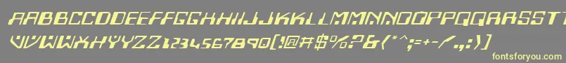 Homev2ei Font – Yellow Fonts on Gray Background