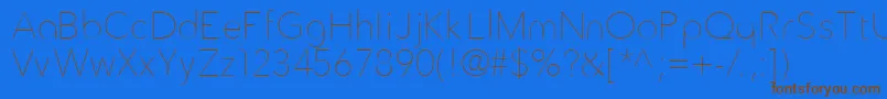 More about TrueTypola Font TrueTypola Font – Brown Fonts on Blue Background