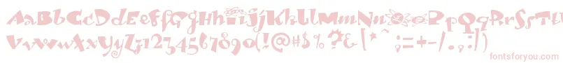 Lambadadexter Font – Pink Fonts on White Background