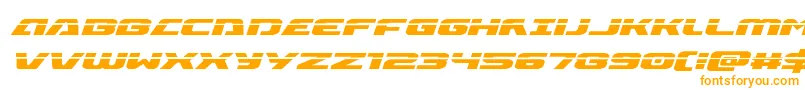 フォントIapetuslaserital – オレンジのフォント