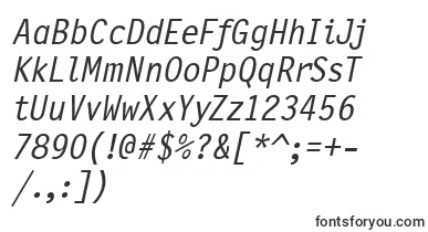 PflettergothicthreeMeditalic font – game Fonts