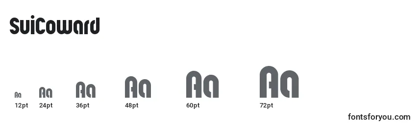 SuiCoward Font Sizes