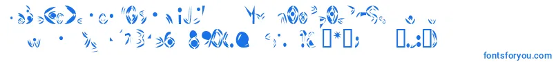 FatCyan Font – Blue Fonts on White Background