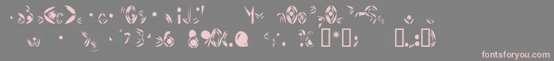 FatCyan Font – Pink Fonts on Gray Background