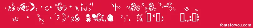 FatCyan Font – White Fonts on Red Background