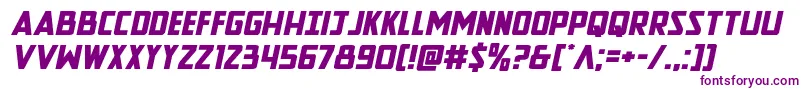 Więcej informacji o czcionce Newcomictitleexpandital Czcionka Newcomictitleexpandital – fioletowe czcionki