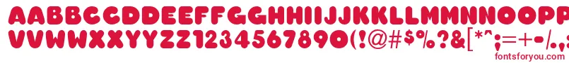 OledascapssskBold Font – Red Fonts