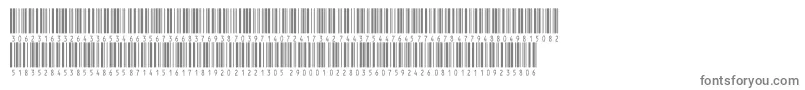 フォントV300015 – 白い背景に灰色の文字