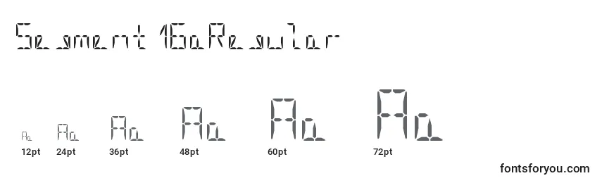 Segment16aRegular Font Sizes