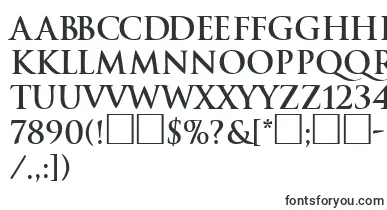 TraditionBoldDb font – vertical Fonts